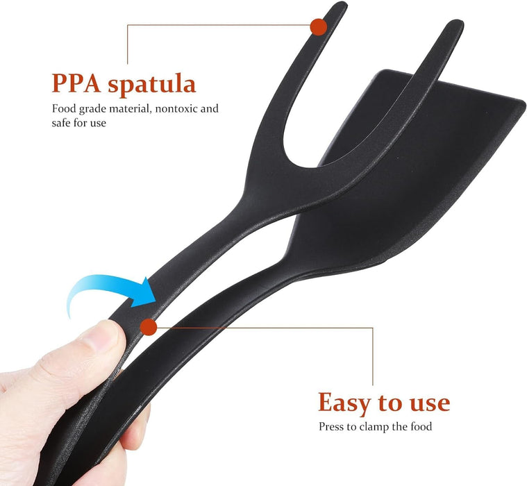 2 in 1 Grip and Flip Spatula