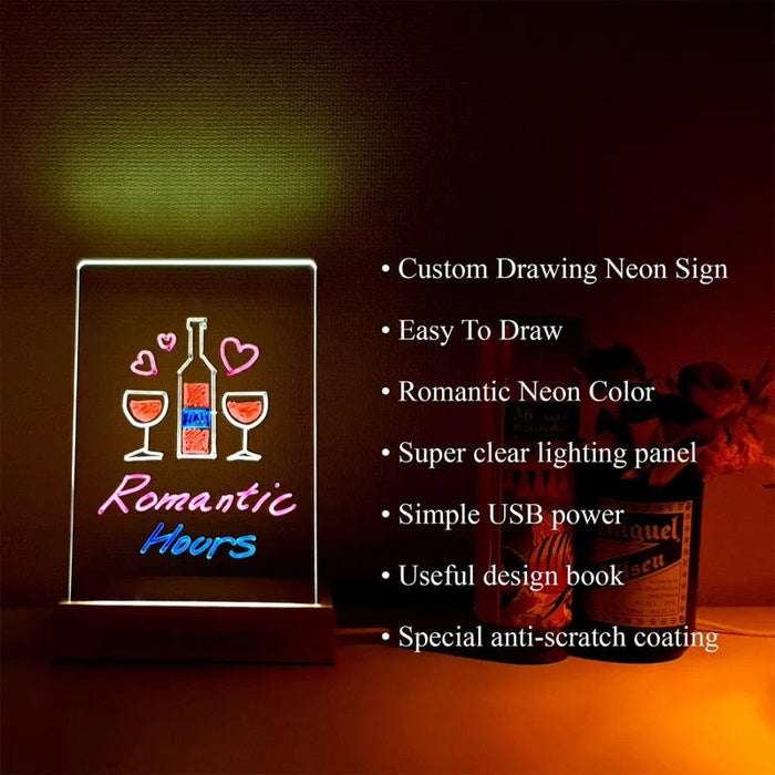 LED Note Board With Colors