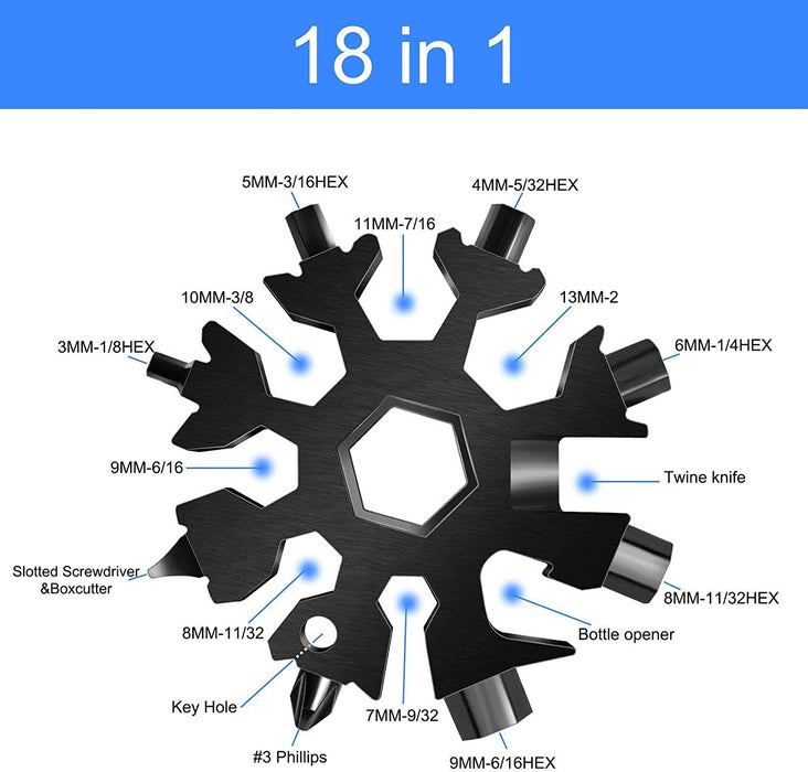 18-in-1 Snowflake Multi-tool