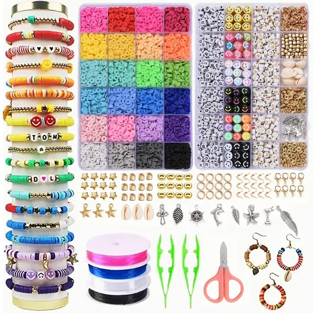 Clay Beads Bracelet Making Kit