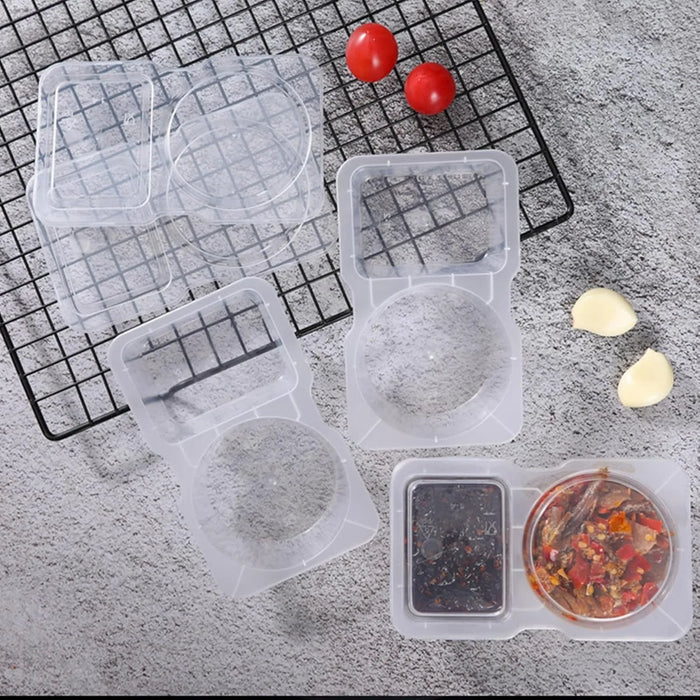 DualComp Snack & Sauce Containers