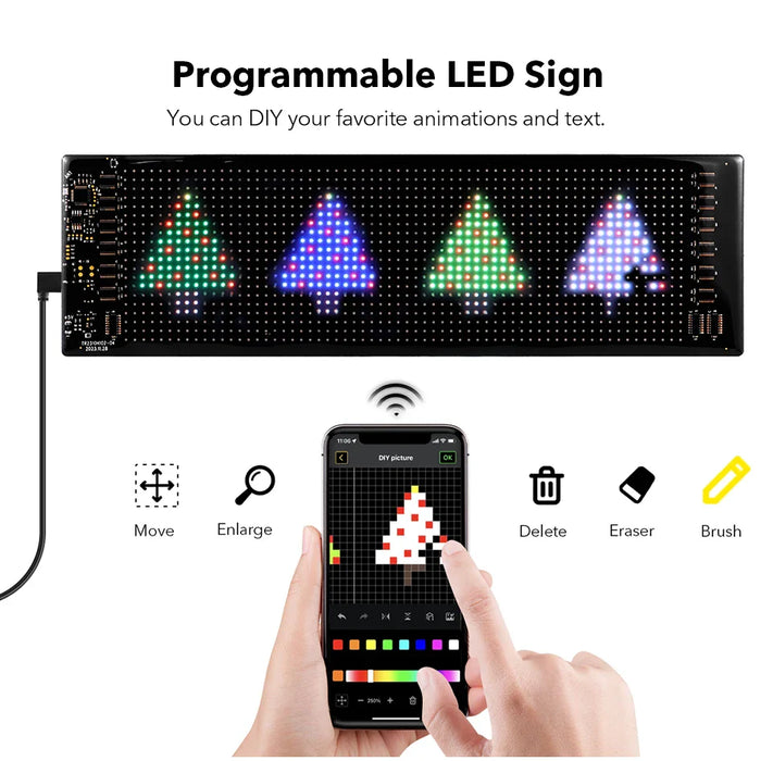 GlowSync LED Matrix Panel