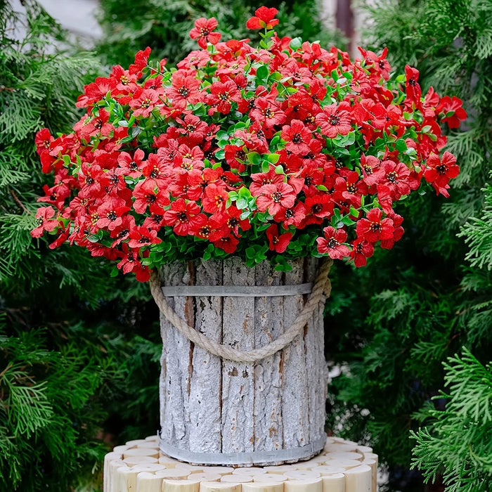 Outdoor -Pflanzen - künstliche Blumen