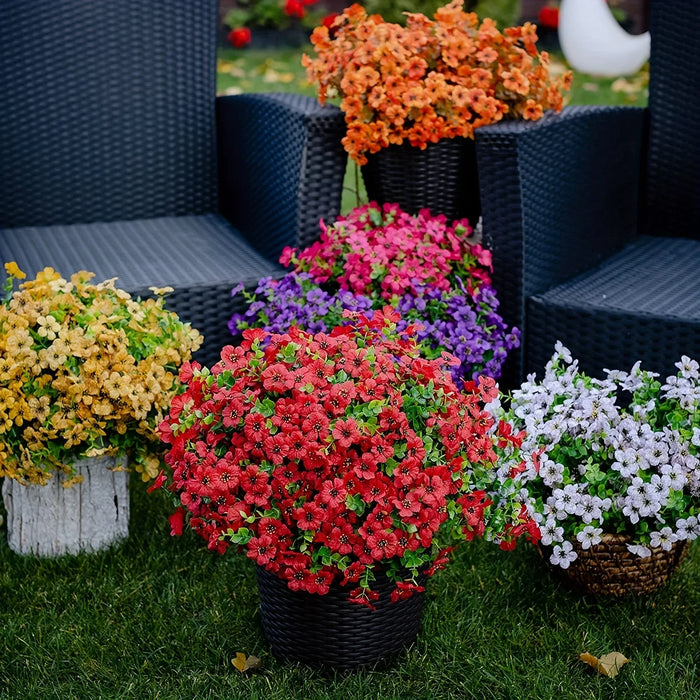 Outdoor -Pflanzen - künstliche Blumen