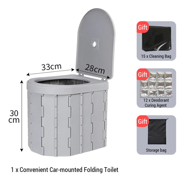 EcoCamp Portable Folding Toilet