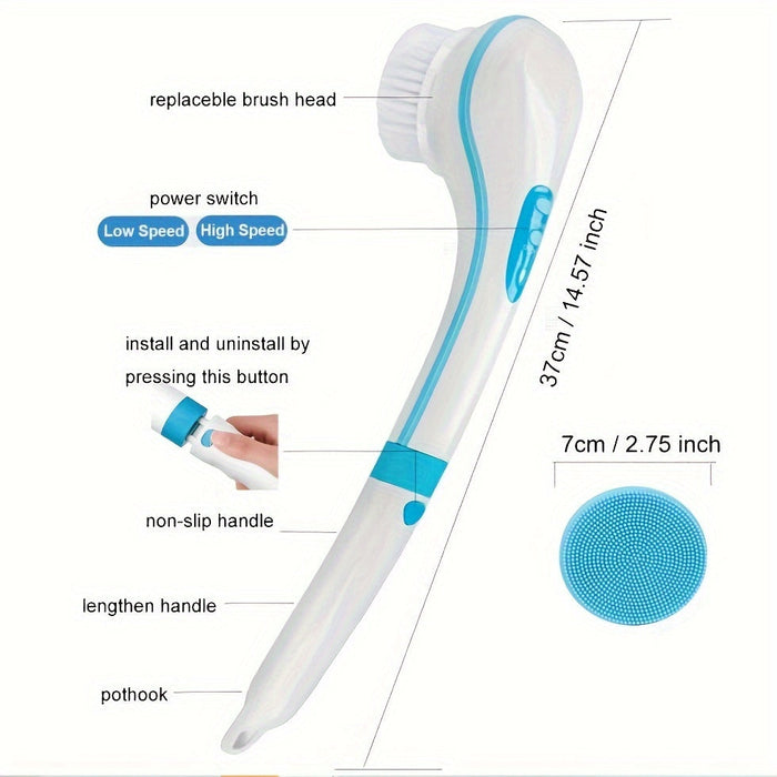 Electric Silicone Body Scrubber