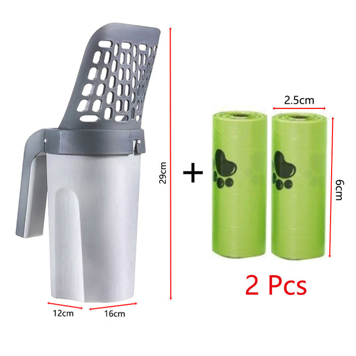 Cat Litter Scooper with Holder