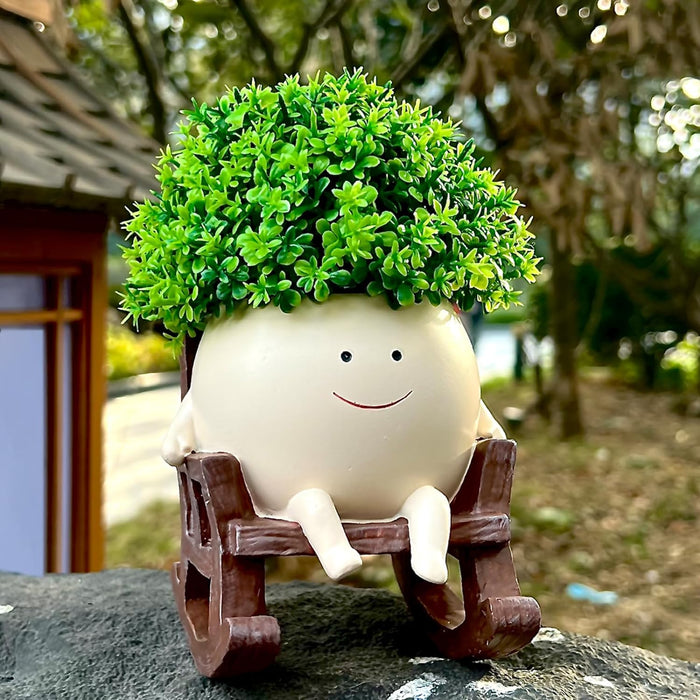 Smily Face Planter Pot