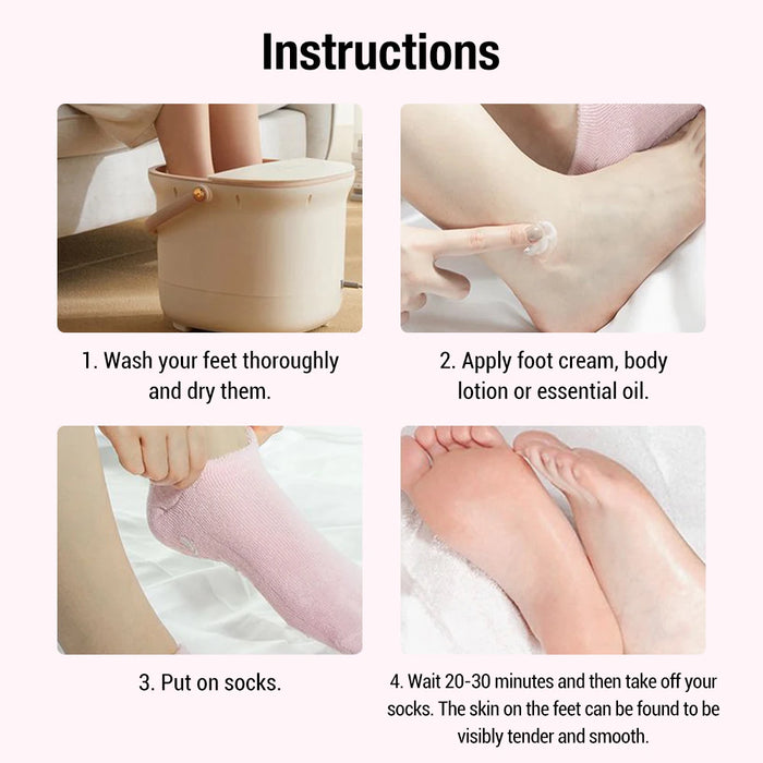 HydraSoothe Moisturizing Gel Heel Socks