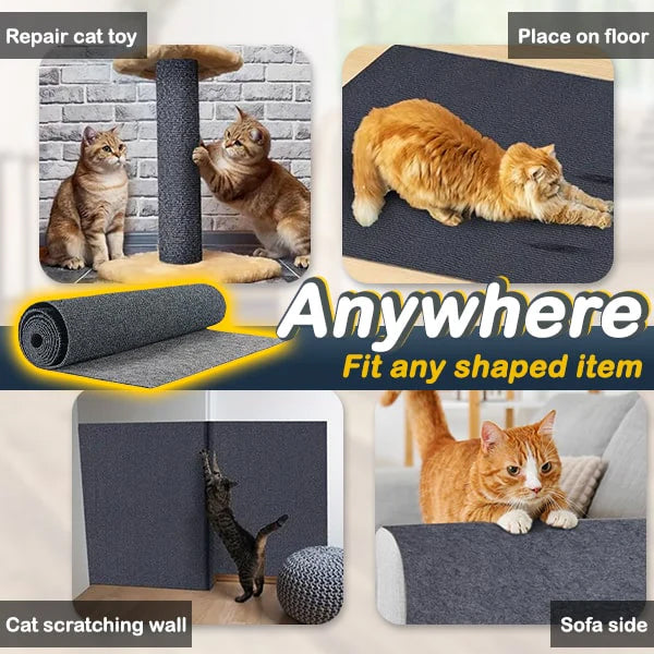 ScratchSafe - Free-cut Self-adhesive Cat Scratching Pad