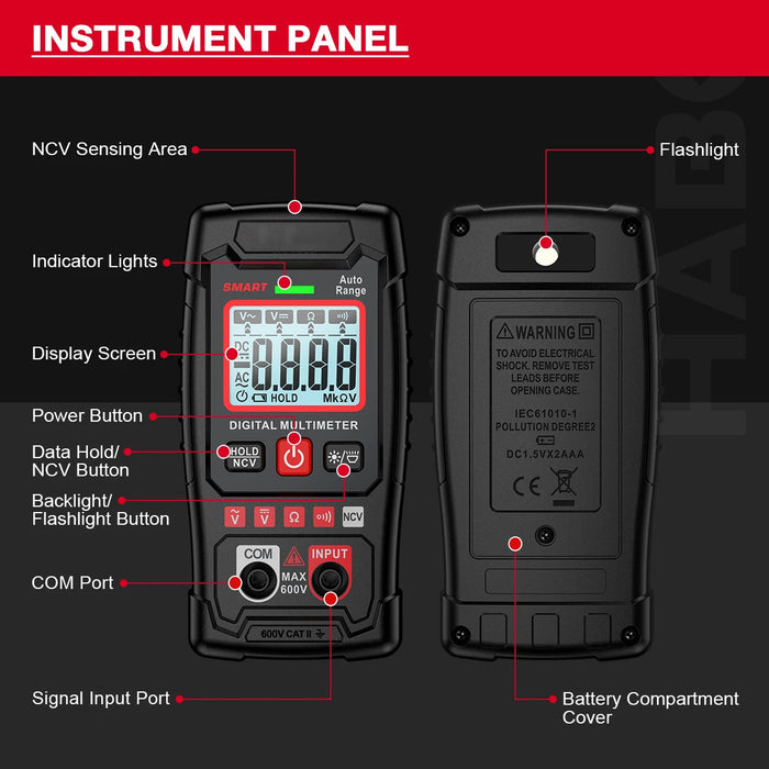 VoltMaster 4000 Smart Multimeter