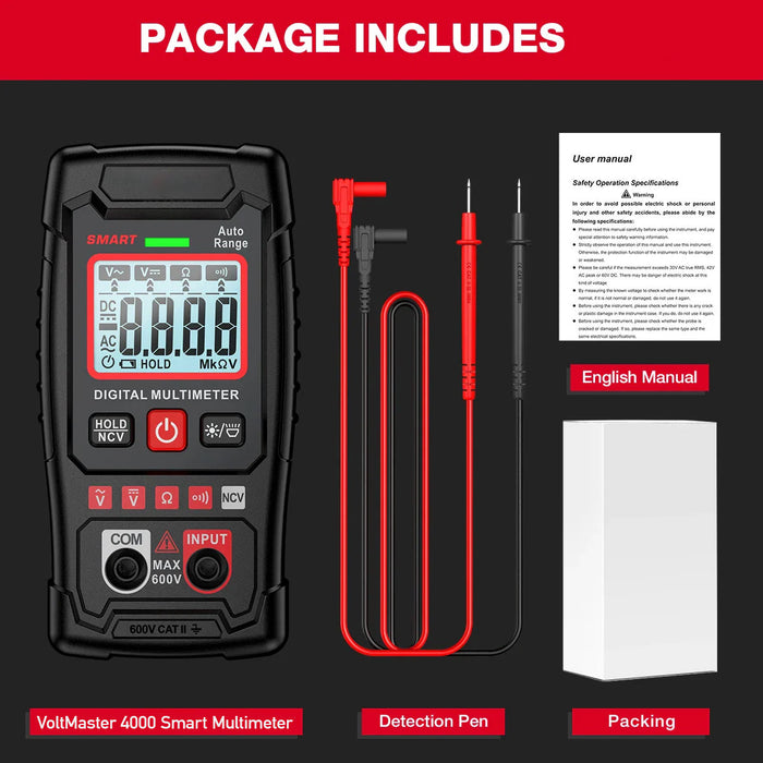 VoltMaster 4000 Smart Multimeter