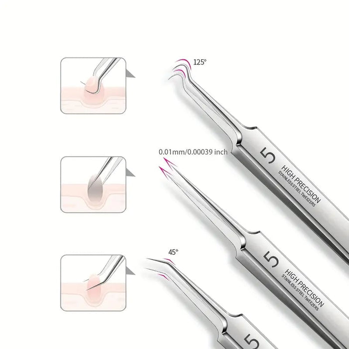 Precision Blackhead Tweezers Set