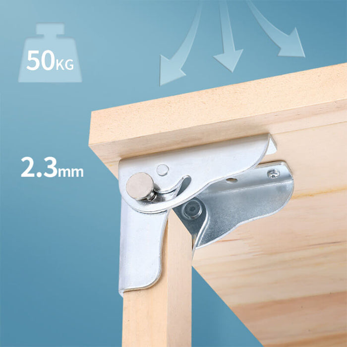 Self-Locking 90-Degree Foldable Hinge