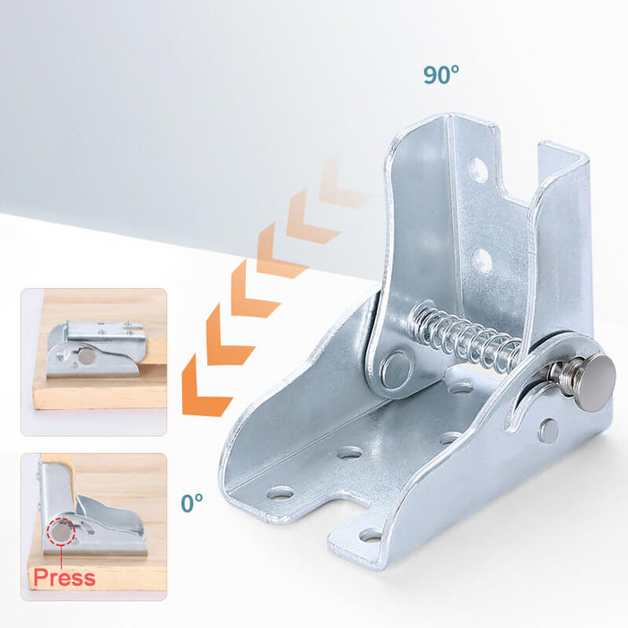 Self-Locking 90-Degree Foldable Hinge