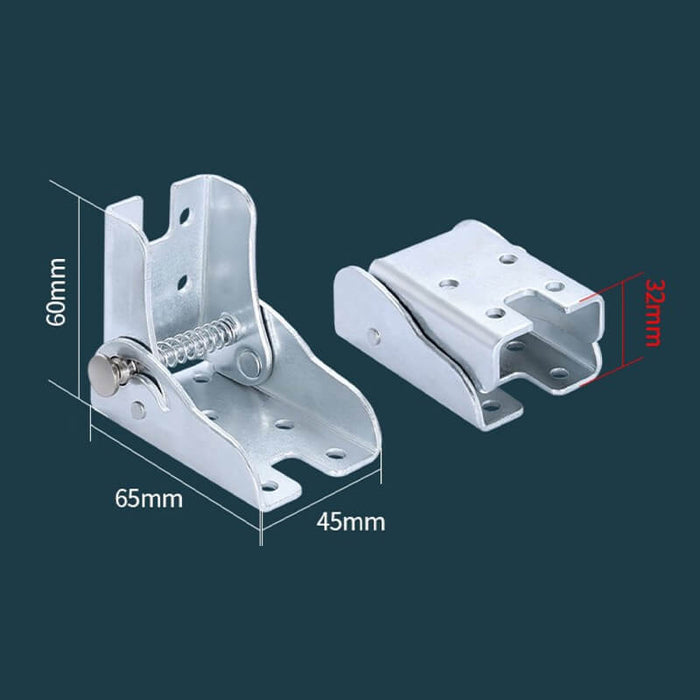 Self-Locking 90-Degree Foldable Hinge