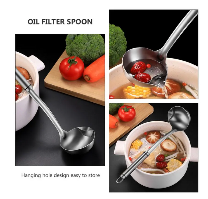 304 Stainless Steel Oil Separator Spoon