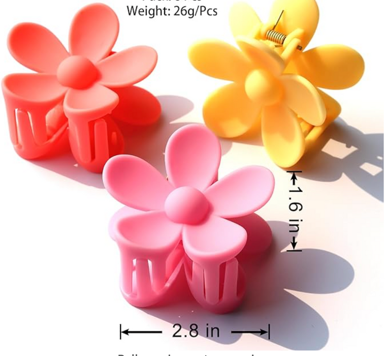 🔥LAST DAY SPECIAL SALE 63% OFF 🔥Korea Flower Shape Hair Claw Clips