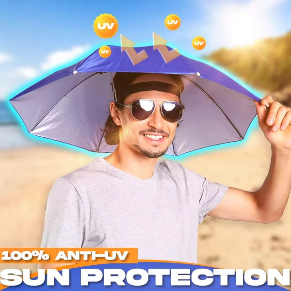 Hands-free Outdoor Umbrella Hat