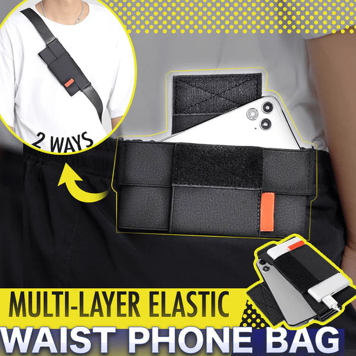 SlimSecure - Elastic Waist Phone Bag